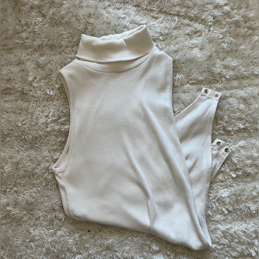 Zara Turtleneck Tank Bodysuit